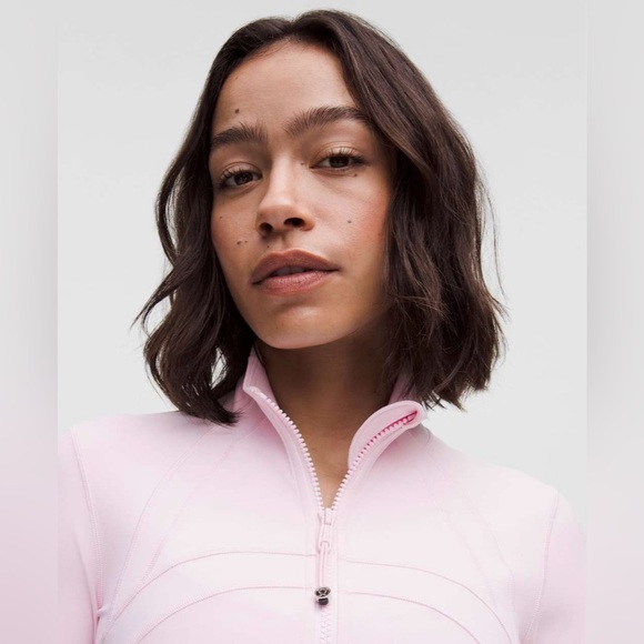 Lululemon NWT Define Nulu Full Zip Jacket Pink Organza Color Size 12 - Picture 7 of 15